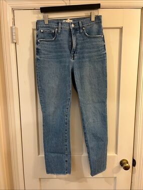Madewell Perfect Vintage Fit Jeans in Medium Blue Wash